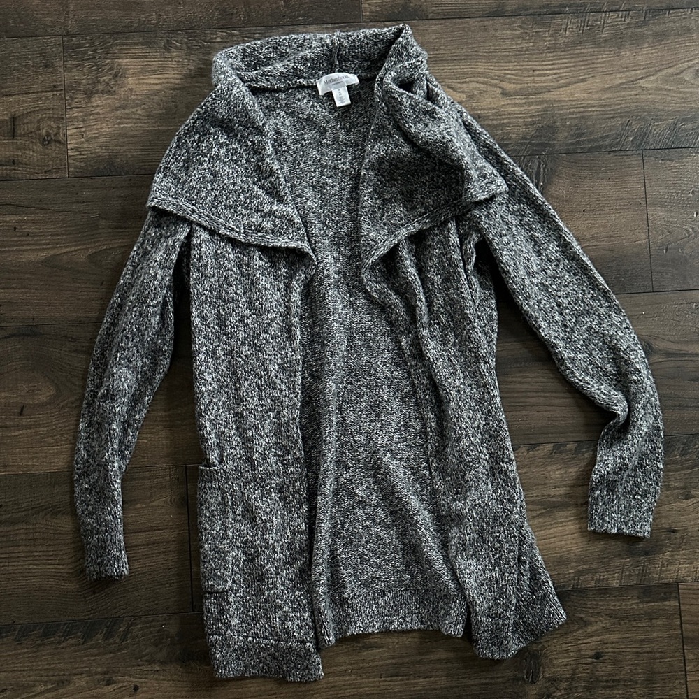 Maternity Cardigan Sweater - Gray